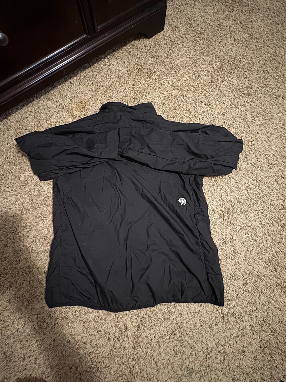 Mountain Hardwear Black Short Sleeve Windshirt / Pullover Jacket